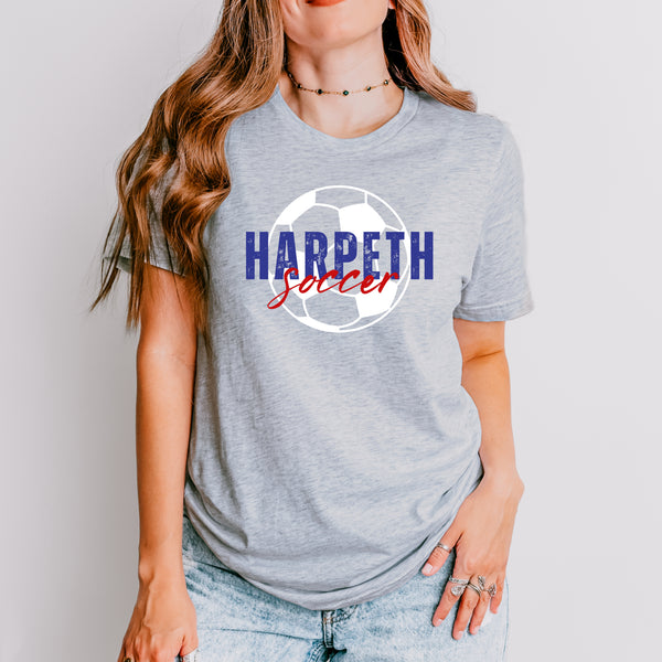 Harpeth Indians Soccer Tee (Bella Canvas)