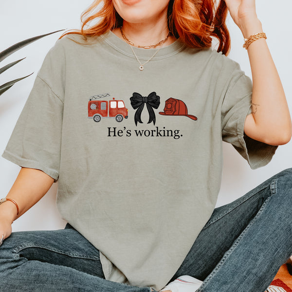 He’s Working Tee