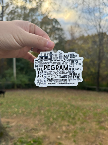 Pegram Sticker