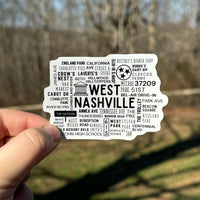 West Nashville Sticker