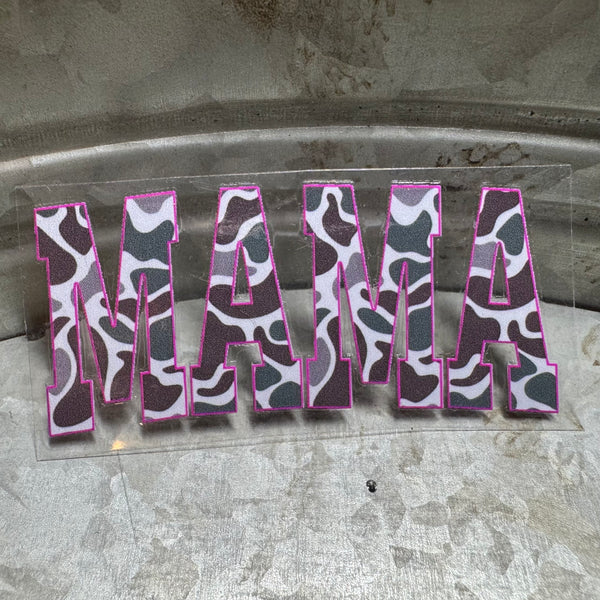 Camo Mama Sticker Decal