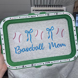 Baseball Mom Embroidered Sweatshirt