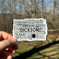 Dickson Sticker