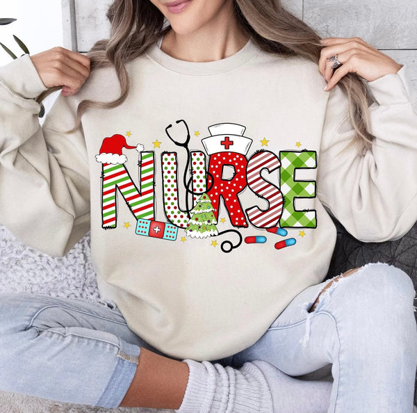 Christmas Nurse Sweatshirt