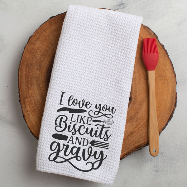 Biscuits and Gravy Kitchen Tea Towel