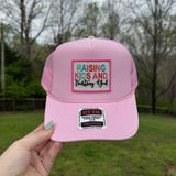 Raising Kids & Trusting God Trucker Hat