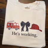 He’s Working Tee