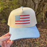 Floral Flag Hat
