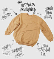 90s Inspired Oversized Vols Sweatshirt