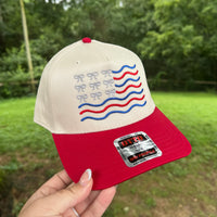 Floral Flag Hat