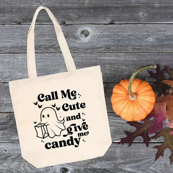 Call Me Cute Trick or Treat Bag