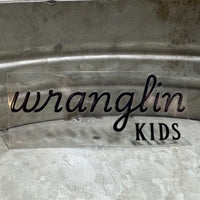 Wranglin Kids Sticker Decal