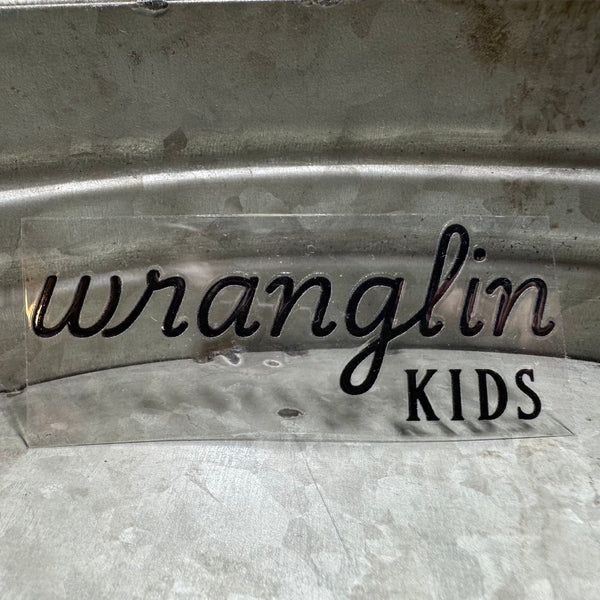 Wranglin Kids Sticker Decal