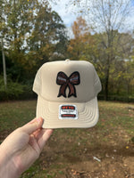 Football Bow Trucker Hat