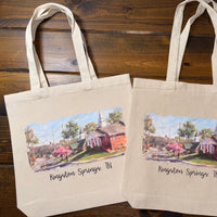 Kingston Springs Main Street Painting Tote Bag