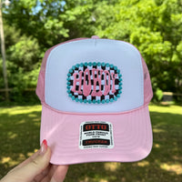 Howdy Pink Trucker Hat