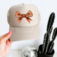 Fall Bow Trucker Hat