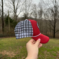 Alabama Houndstooth Trucker Hat
