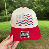 Floral Flag Hat