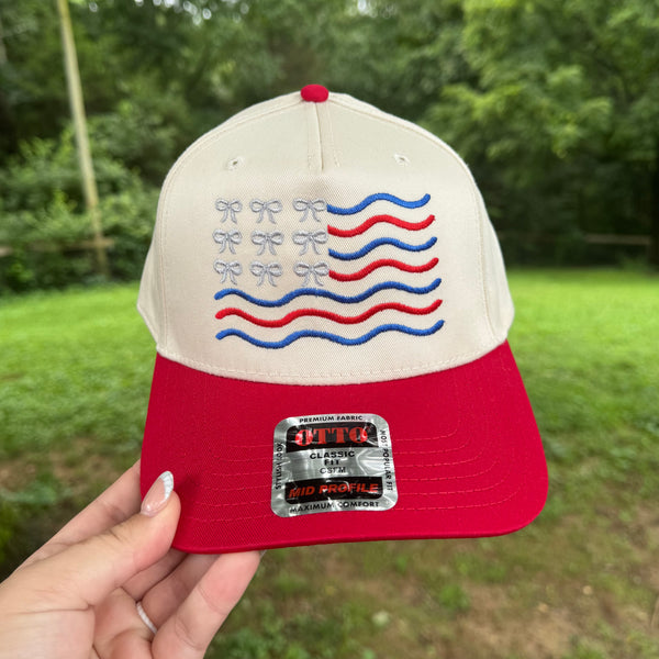 Floral Flag Hat