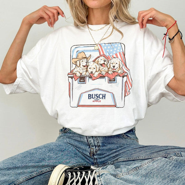 Beer Apple Puppies Tee