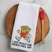 French Fries Kitchen Tea Towel