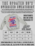 90s Inspired Oversized Vols Sweatshirt