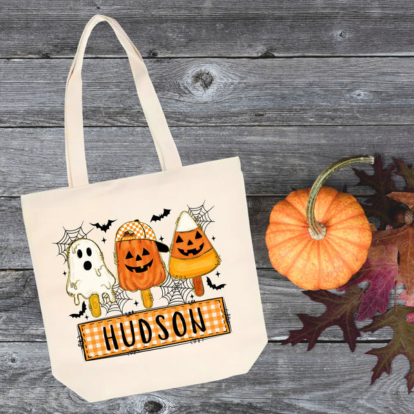 Personalized Trick or Treat Bag (Boy & Girl)