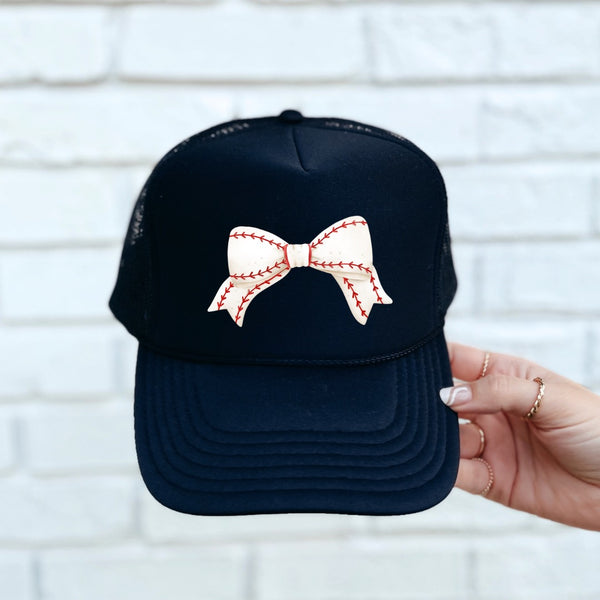 Baseball Bow Trucker Hat