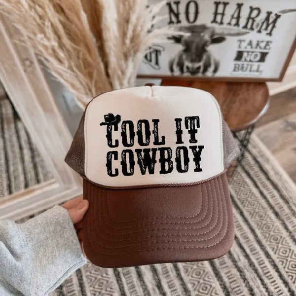 Cool It Cowboy Trucker Hat
