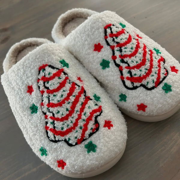 Christmas Tree Slippers