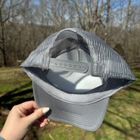 LSU Trucker Hat with Patches and Chains