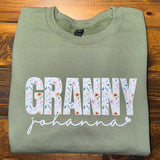 Personalized Grandmother Sweatshirt