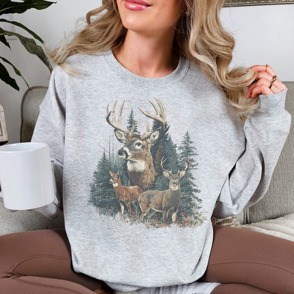 Vintage Deer Sweatshirt