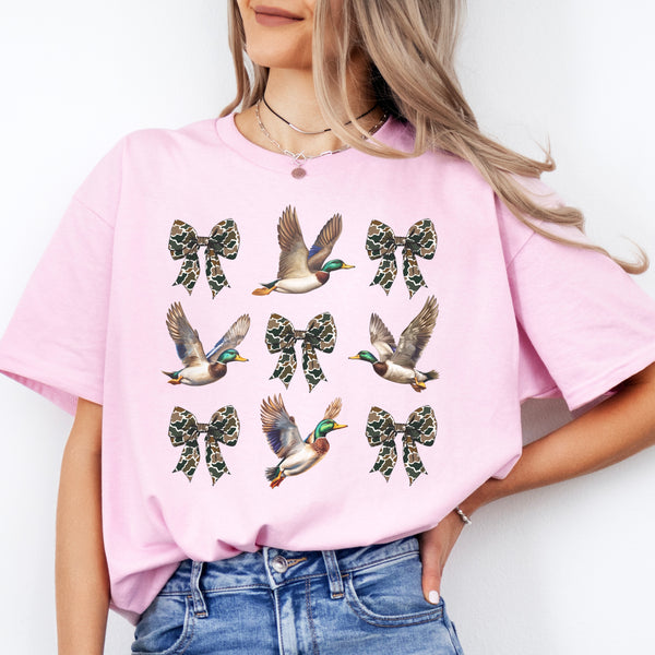 Ducks Bows Camo Tee (sublimation)