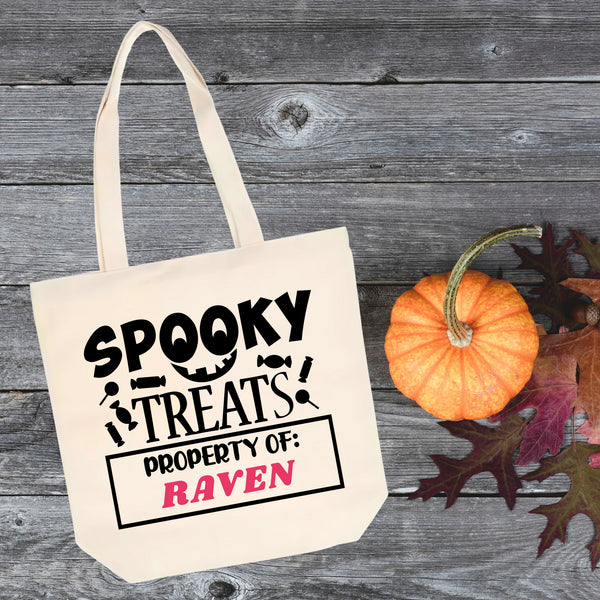 Personalized Trick or Treat Bag (Boy & Girl)