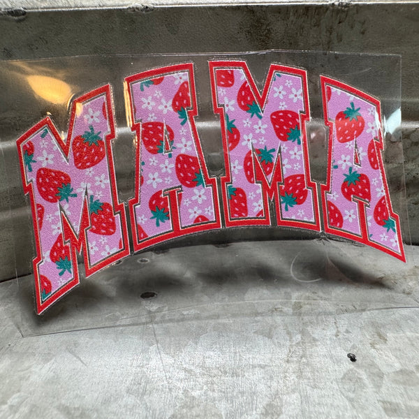 Mama Strawberries Sticker Decal
