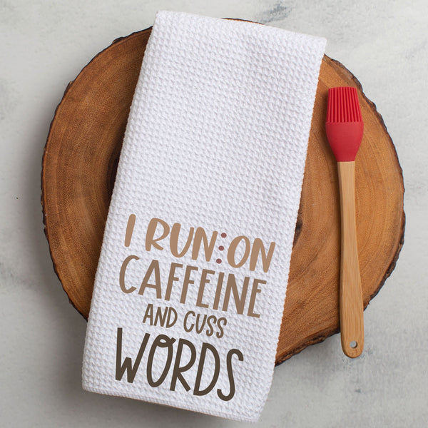 Caffeine Kitchen Tea Towel