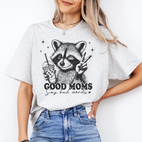 Good Moms Bad Words Tee (sublimation)