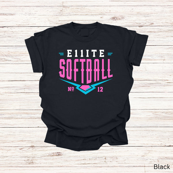 Personalized E11ite Softball Tee