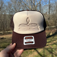 Boot Stitch Trucker Hat
