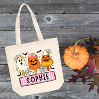 Personalized Trick or Treat Bag (Boy & Girl)