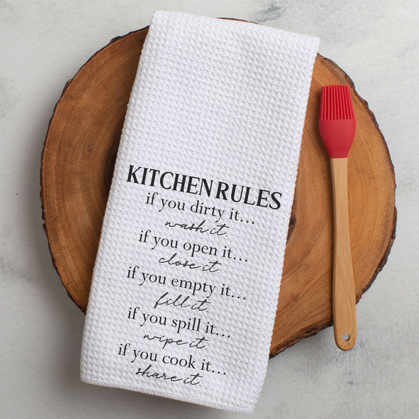 Kitchen Rules Tea Towel