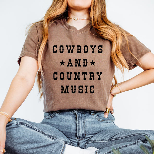 Cowboys & Country Music Tee