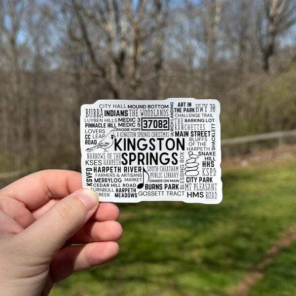 Kingston Springs 2.0 Sticker