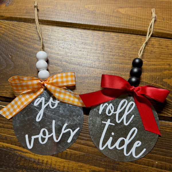 Game Day Christmas Ornament