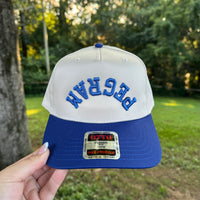 Pegram Hat (red & blue)