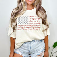 Floral American Flag Tee