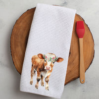Cow Kitchen Tea Towel