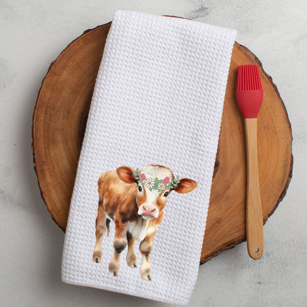 Cow Kitchen Tea Towel